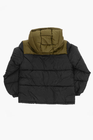 ALL STAR CHUCK TAYLOR 플리스 안감 컬러블록 패딩 재킷