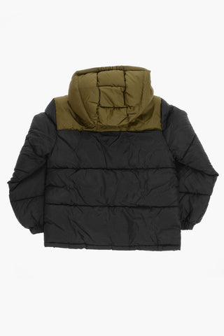 ALL STAR CHUCK TAYLOR Giubbotto Imbottito Color Block Con Interno in Pile