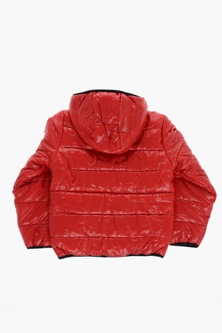 AIR JORDAN Padded Jacket with Hood and Fleeced Lining