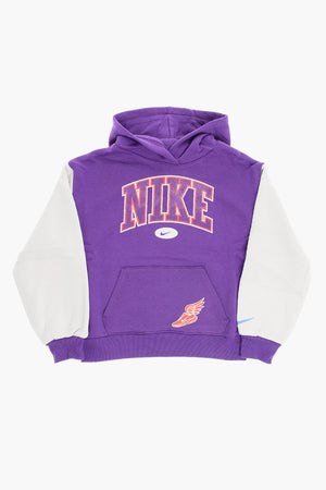 Zweifarbiger Fleece-Hoodie JOIN THE CLUB