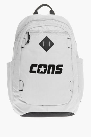CONS Two-Tone Backpack with Contrasting Print