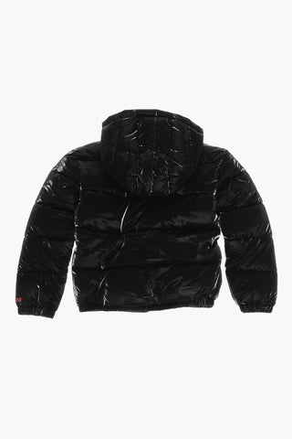 AIR JORDAN Padded Jacket with Hood and Fleeced Lining