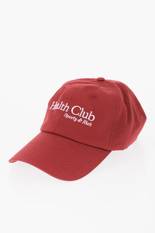 Cappello da Baseball in Cotone con Ricamo
