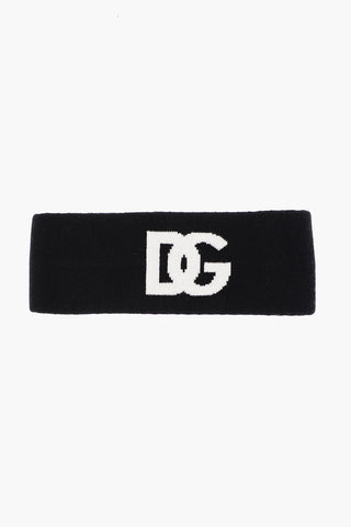 Cashmere Blend Headband with Logo