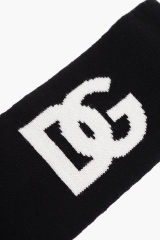 Cashmere Blend Headband with Logo