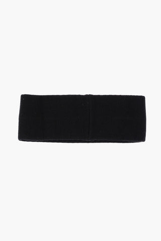 Cashmere Blend Headband with Logo