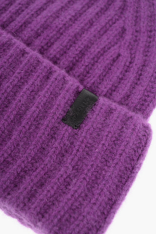 Cashmere Beanie with Logo