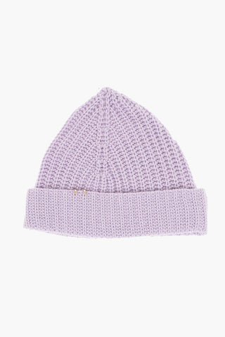 Cashmere BIBI Beanie Hat with Golden Detail