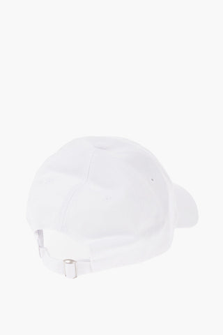 Solid Color Cap with Contrasting Embroidery