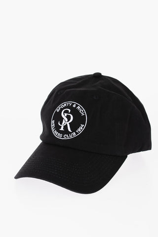 Solid Color Cap with Contrasting Embroidery
