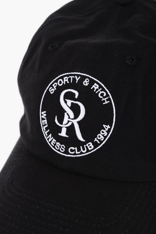 Solid Color Cap with Contrasting Embroidery
