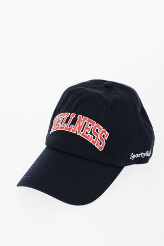 Solid Color Cap with Contrasting Embroidery