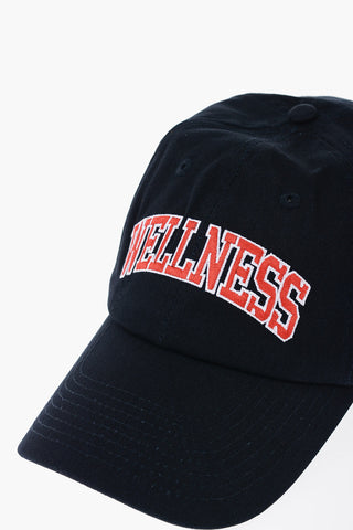 Solid Color Cap with Contrasting Embroidery
