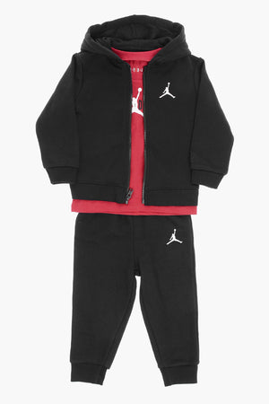AIR JORDAN Cotton-Blend Set ESSENTIALS with Sweatshirt, T-Shirt and Joggers