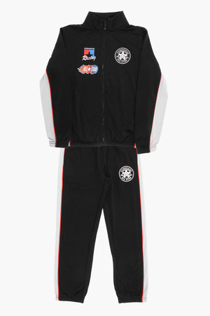 ALL STAR CHUCK TAYLOR Hoodie and Joggers Set CARS with Contrasting Side Stripes