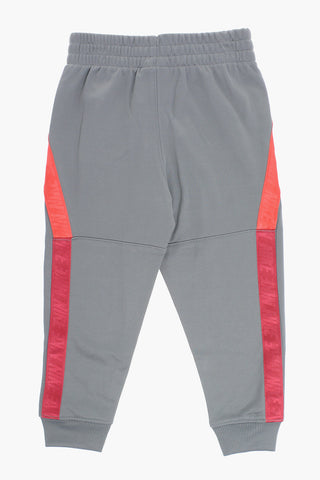 Zweifarbiges Sweatshirt- und Jogginghose-Set aus Fleece