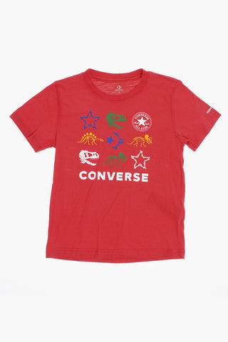 ALL STAR CHUCK TAYLOR Crewneck T-Shirt and Joggers Set with Dinosaur Print