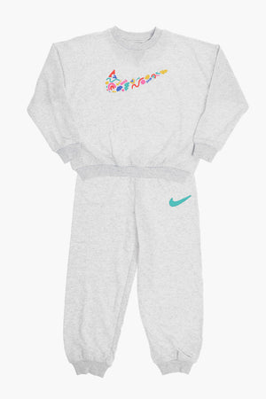 Set aus Sweatshirt und Joggers aus gebürsteter Baumwolle