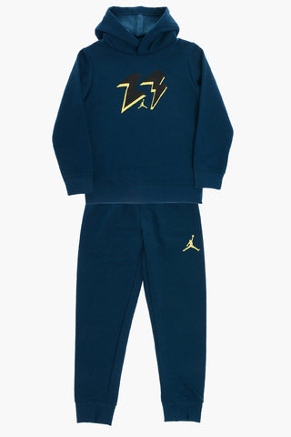 AIR JORDAN Fleeced-Cotton Blend Joggers and Hoodie Set
