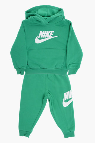 Set Felpa Hoodie e Joggers CLUB in Misto Cotone Felpato