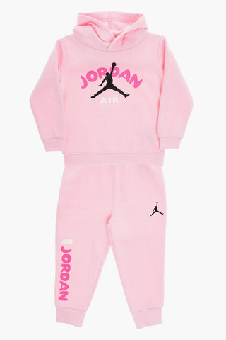 AIR JORDAN Set Felpa Hoodie e Joggers in Cotone Felpato