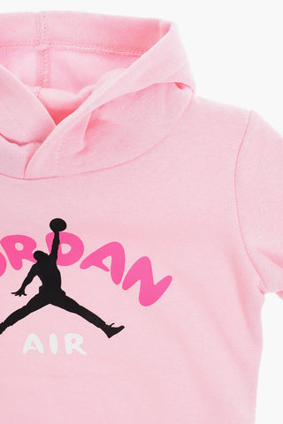 AIR JORDAN Set Felpa Hoodie e Joggers in Cotone Felpato