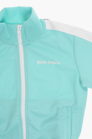 Track Sweatshirt with Contrast Side Bands