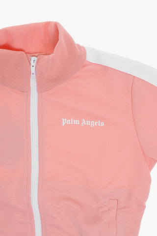 Track Sweatshirt with Contrast Side Bands