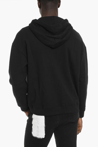 See Through Mesh Logo Hoodie