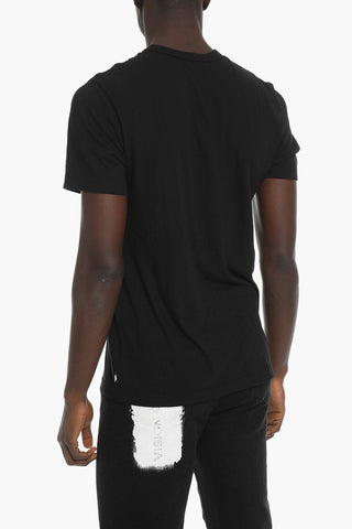 STANDARD Solid Color Crew-neck T-Shirt with Breast Pocket