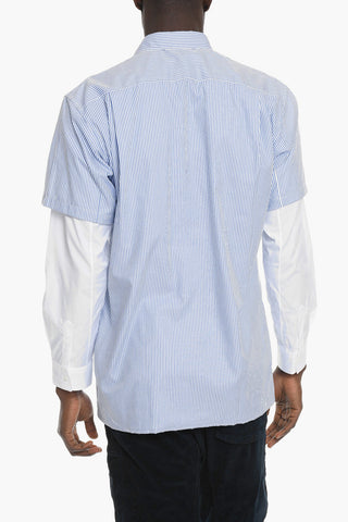 SHIRT Camicia Doppia a Righe Awning con Taschino