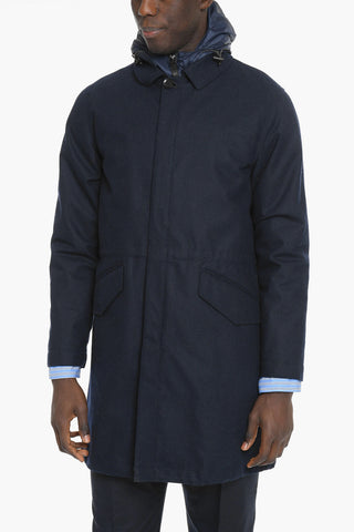 Cappotto con Gilet Imbottito Rimovibile