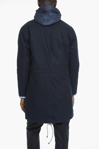 Cappotto con Gilet Imbottito Rimovibile