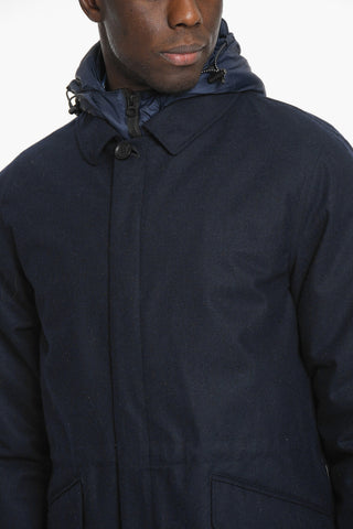Cappotto con Gilet Imbottito Rimovibile