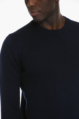 Merino Wool Crew-neck Sweater