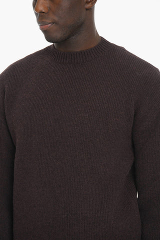 Shetland Wool Crewneck Pullover