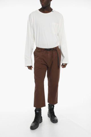 Solid Color Loose Fit Pants with Drawstring Waist