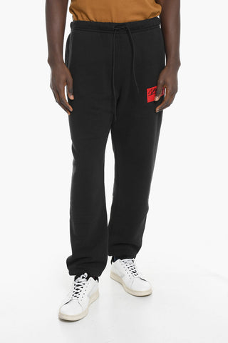 GENIUS Fleece Joggers with Front Logo Patch