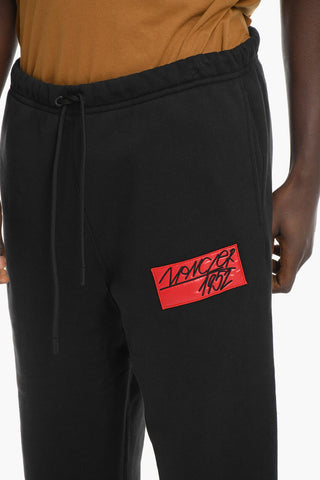 GENIUS Fleece Joggers with Front Logo Patch