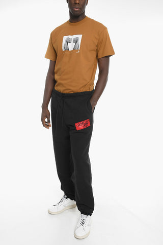 GENIUS Fleece Joggers with Front Logo Patch