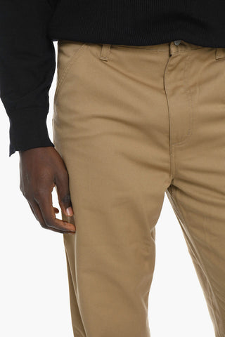 Pantaloni Dritti DENISON In Twill con Bottone logato
