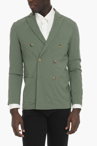 Double Breasted CHELSEA Blazer with Peak Lapel