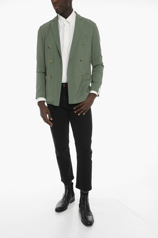 Double Breasted CHELSEA Blazer with Peak Lapel