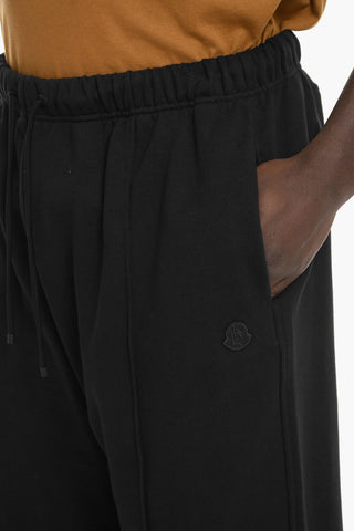 ALICIA KEYS Brushed Cotton Joggers with Front Pleat