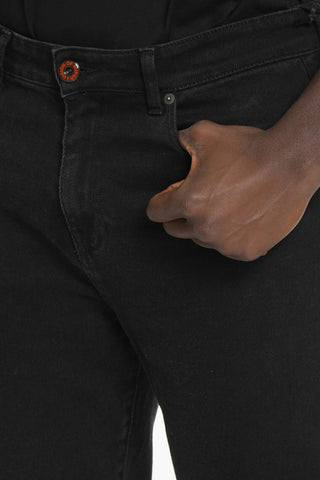 Stretch Denim Jeans with Paint Splatter Detail 18cm