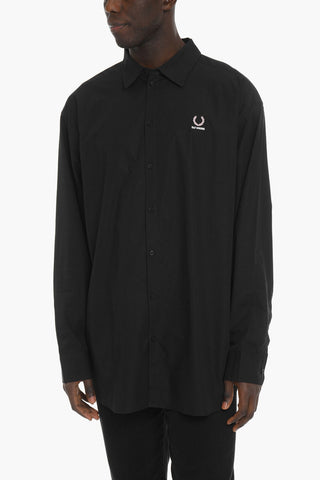 FRED PERRY X RS Standard Collar NEPHOLOGY Cotton Shirt