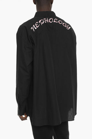 FRED PERRY X RS Standard Collar NEPHOLOGY Cotton Shirt