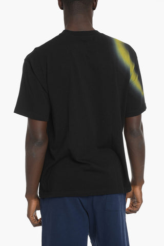 Crew Neck HYPERGRAPHIC T-shirt with Abstract Print