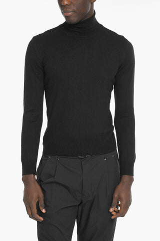 Virgin Wool Turtleneck Sweater