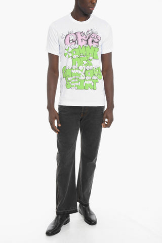 SHIRT Printed Cotton KAWS Crew-Neck T-shirt